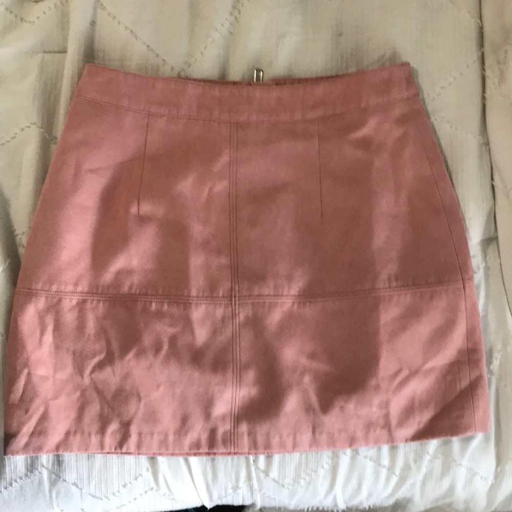 Pink miniskirt